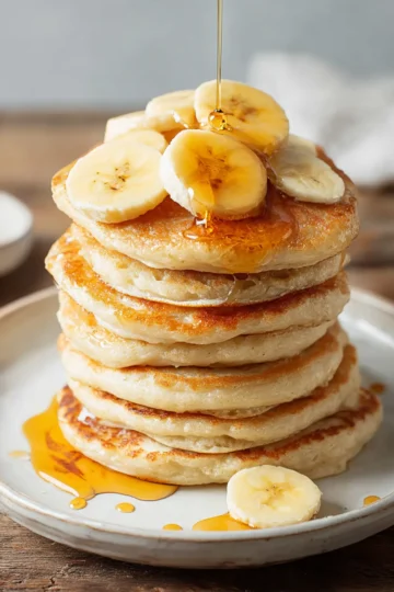 Fluffy Banana Pancakes
