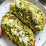Mashed Egg And Avocado Toast