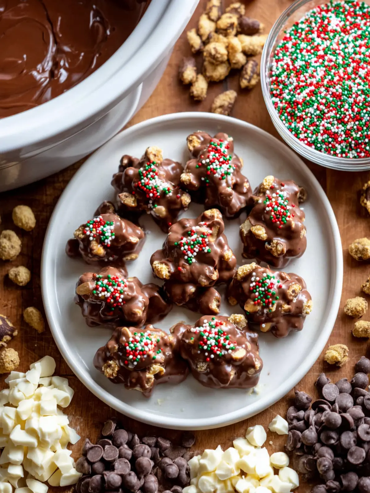 Crockpot Peanut Clusters