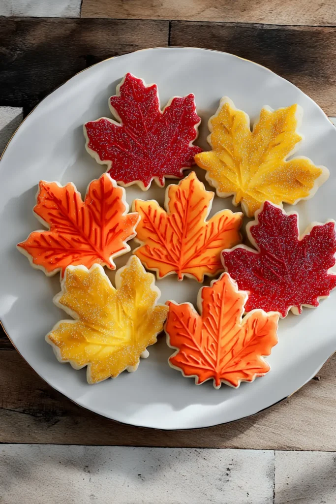 Fall Leaf Cookies