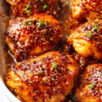 Honey Garlic Chicken Thighs