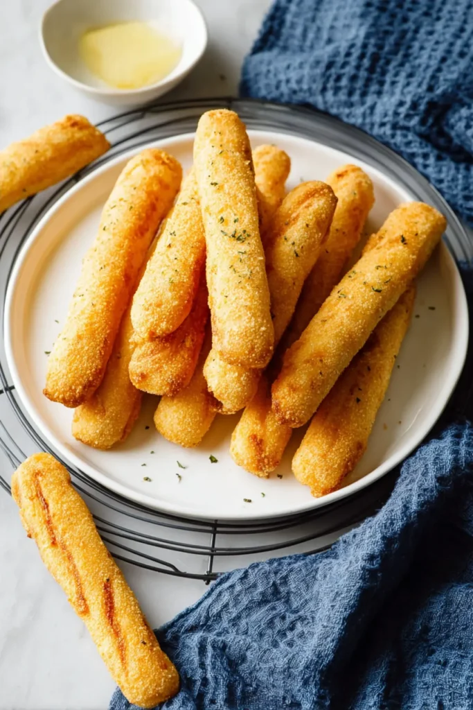 Parmesan and Sharp Cheddar Cheese Straws