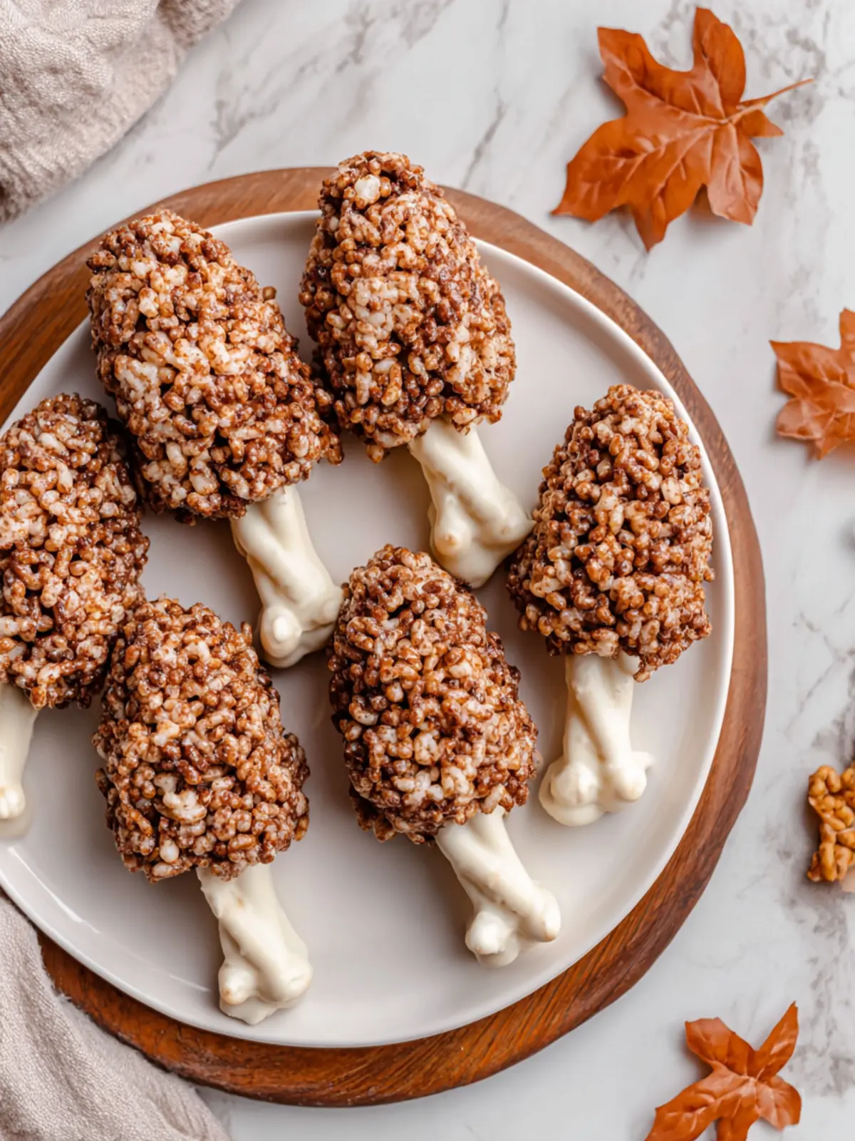 Rice Krispie Turkey Legs