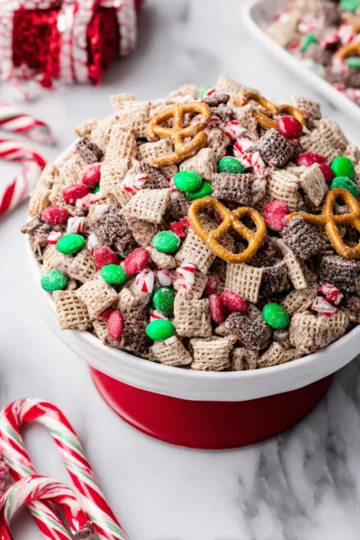 Sweet and Salty Christmas Chex Mix