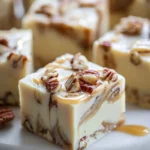 White Chocolate Caramel Pecan Fudge