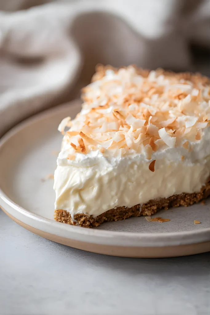 part de tarte bavaroise coco