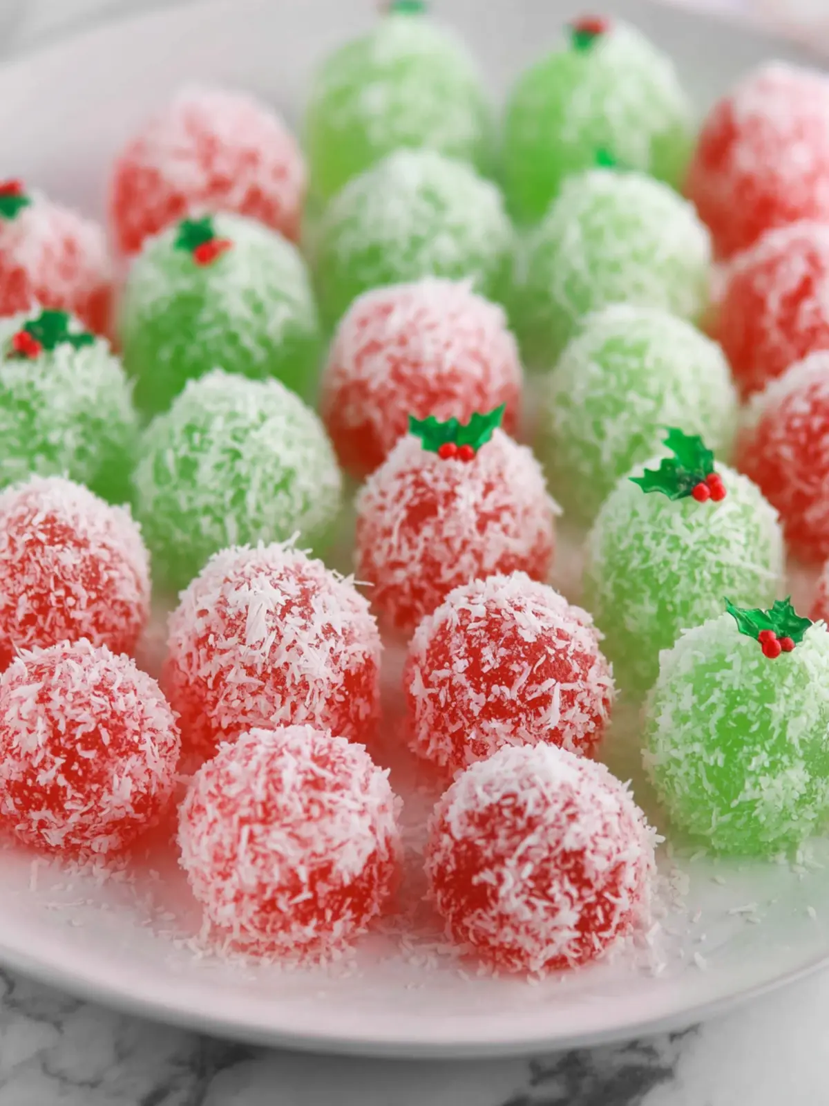 Christmas Jello Balls