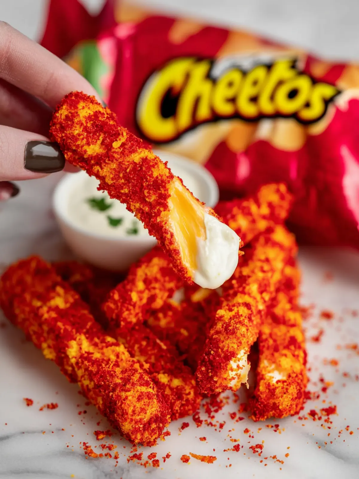 Hot Cheeto Cheese Sticks