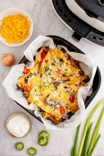 Air Fryer Nachos