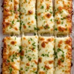 Baked cottage cheese breadsticks
