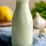 High protein cottage cheese ranch dressing bottle
