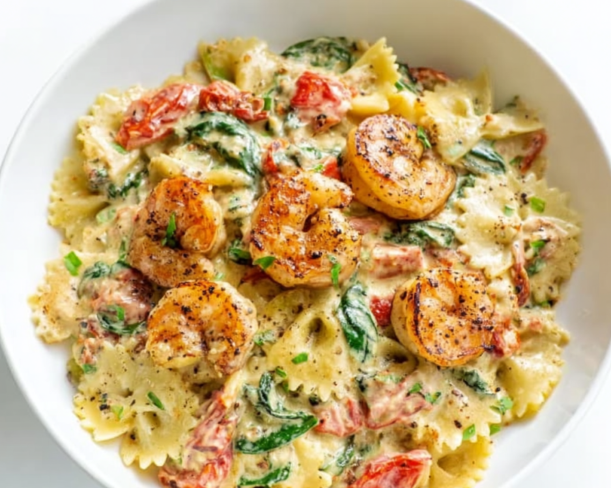 shrimp pasta parmesan creamy