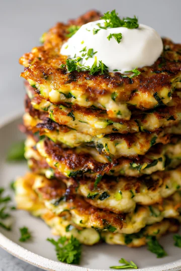 beignets courgettes keto creme fraiche