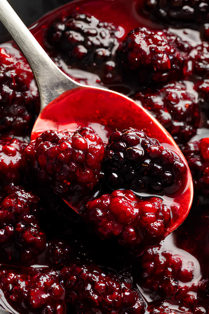 Blackberry compote ingredients