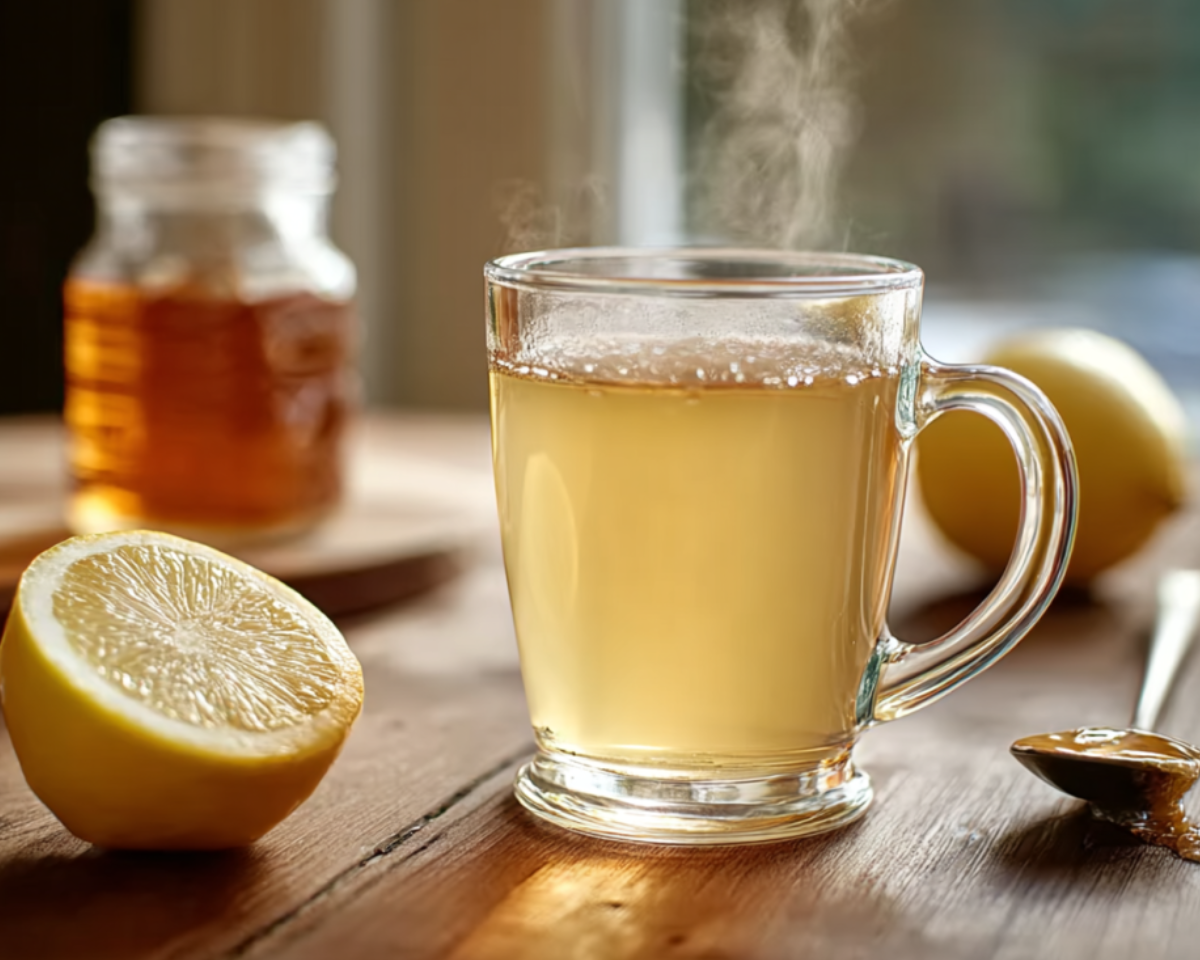 simple lemon wellness drink