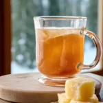 warm gelatin drink and cubes