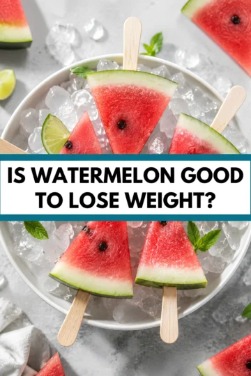 Chilled watermelon slices