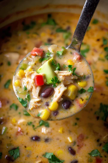 Creamy Mexican corn chowder