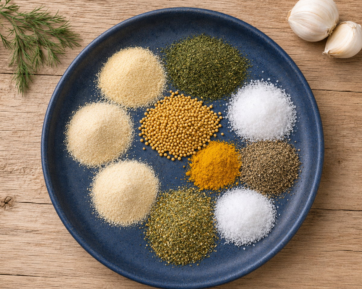 Dill pickle seasoning ingredients