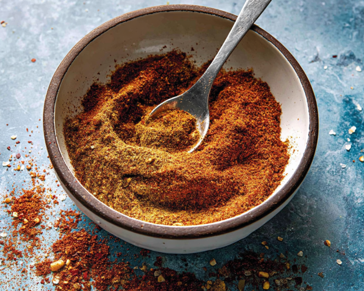 Elote seasoning in bowl