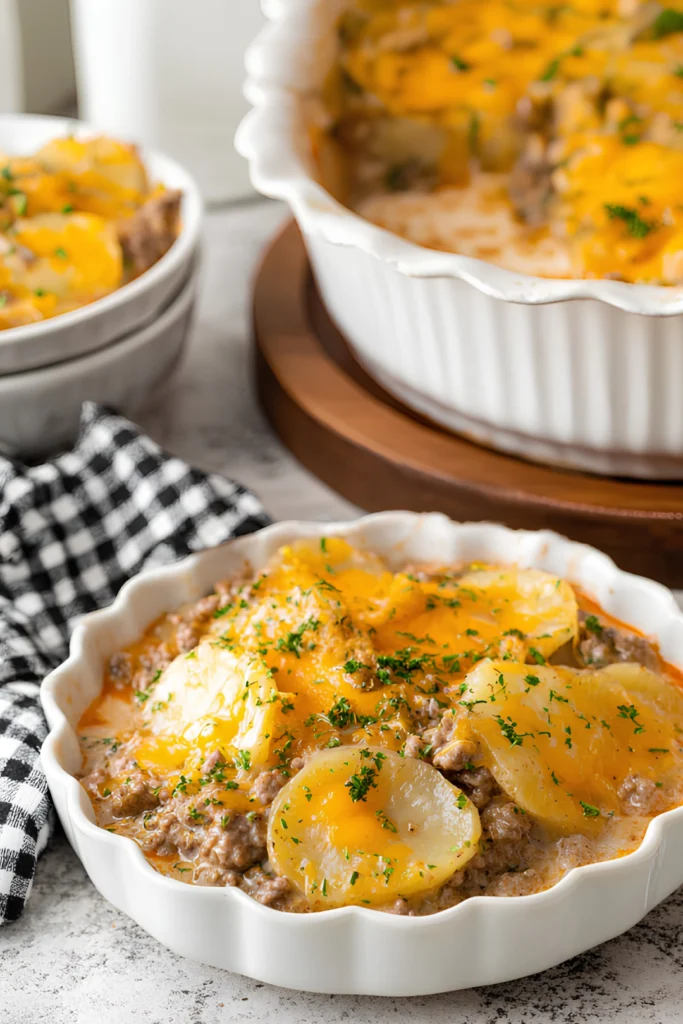 Hamburger potato casserole