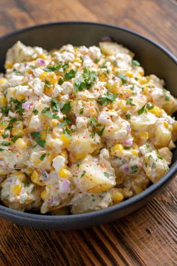 Mexican street corn potato salad