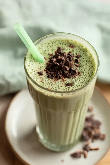 Mint chocolate smoothie