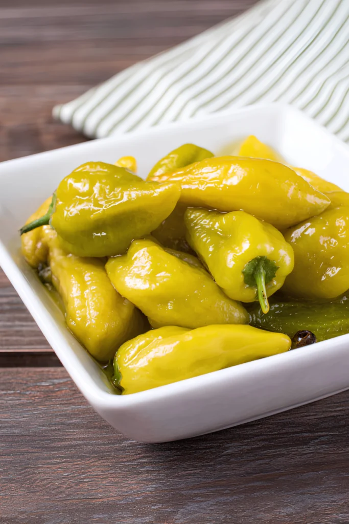 Pickled pepperoncini peppers