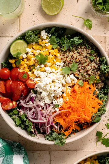 Quinoa corn salad