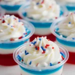 Red White and Blue Jello Shots