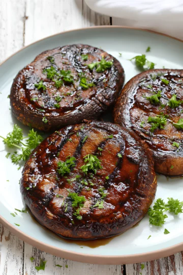 Balsamic grilled portobellos