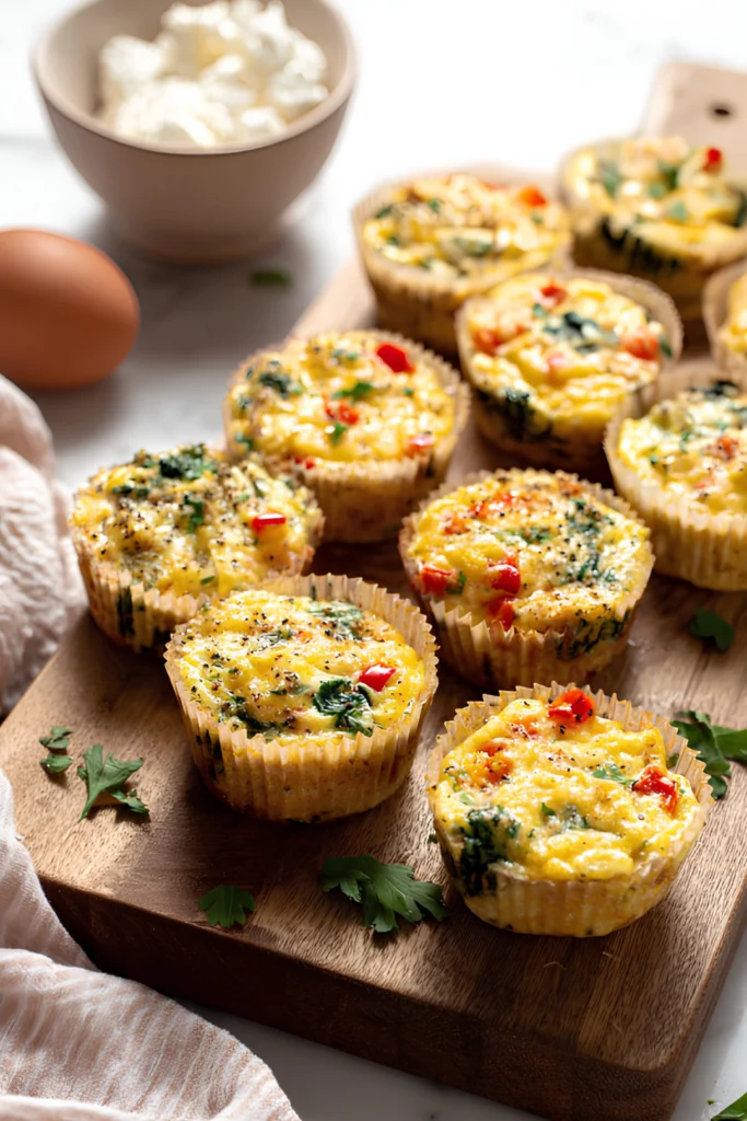Cottage cheese egg muffins