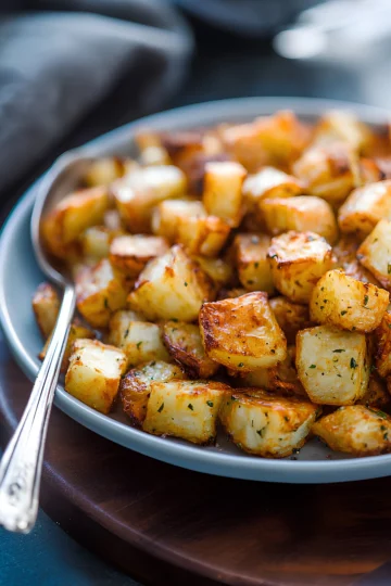 Crispy breakfast potatoes