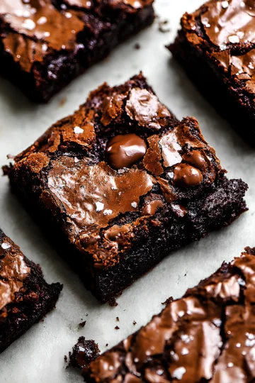 Fudgy chocolate brownies